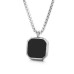 Anti-Tarnish Stainless Steel Locket Chain for Men – Stylish Minimal Pendant Necklace