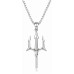 Laira Jewels Trishul Pendant Necklace for Men & Women – Stainless Steel Unisex Spiritual Jewellery