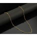 Micron 1 Gram Gold-Plated Brass Chain – Thin & Lightweight 24-Inch Necklace for Men and Women