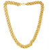 Laira Jewels Stylish Gold-Plated Stainless Steel Lotus Chain for Men – Golden Neck Chain for Boys & Gents