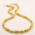 Stylish 1 Gram Gold-Plated Chain for Men & Boys – Brass Designer Necklace | 20 Inches