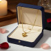 Gold-Plated Heart Pendant Necklace for Women & Girls – Minimalist Fashion Jewellery with Chain