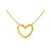 Heart Pendant Gold-Plated Necklace for Women & Girls – Anti-Tarnish Stainless Steel Love Locket