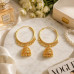 Traditional Temple Jewellery 18K One Gram Gold-Plated Jhumka Earrings Set for Women & Girls – Brass Meenakari Ghungroo Huggie Hoop Bali