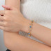 Gold-Plated Evil Eye Adjustable Bracelet for Women & Girls – Stainless Steel Friendship Bracelet