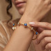 Gold-Plated Evil Eye Adjustable Bracelet for Women & Girls – Stainless Steel Friendship Bracelet