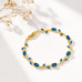 Laira Jewels Coquette Golden Tulip Bracelet for Women & Girls – Stylish Anti-Tarnish Floral Wristlet
