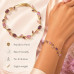 Laira Jewles Tulip Bracelet for Women, Floral Crystal, Anti Tarnish Jewellery Latest Stylish Bracelet Gifts for Girls