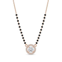 Laira Jewels Gold-Plated Artificial Stones & Beads Mangalsutra for Women – Stylish Teardrop Pendant