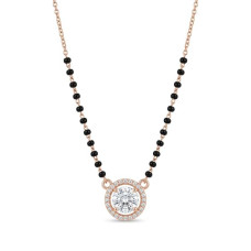 Laira Jewels Gold-Plated Artificial Stones & Beads Mangalsutra for Women – Stylish Teardrop Pendant