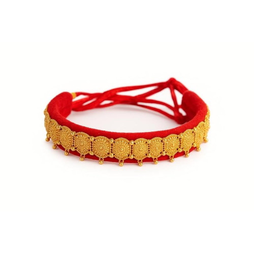 Laira Jewels Uttarakhand Pahadi Guloband – Traditional Velvet Choker Necklace for Women