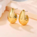 5 Pairs Trendy Hoop Huggie Earrings Set for Women & Girls – Hypoallergenic Chunky Open Hoop, Stud & Teardrop Earrings