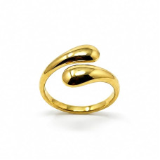 Laira Jewels Anti-Tarnish Orbiter Dome Chunky Adjustable Ring for Women & Girls