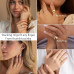 Laira Jewels Anti-Tarnish Orbiter Dome Chunky Adjustable Ring for Women & Girls