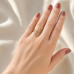 Laira Jewels Adjustable Open Loop Ring for Women & Girls – Anti-Tarnish Waterproof Korean Style Statement Ring